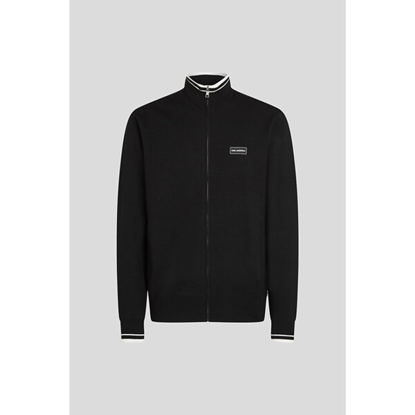 SVETER KARL LAGERFELD ZIP THROUGH SWEATER W/ LOGO 65435508