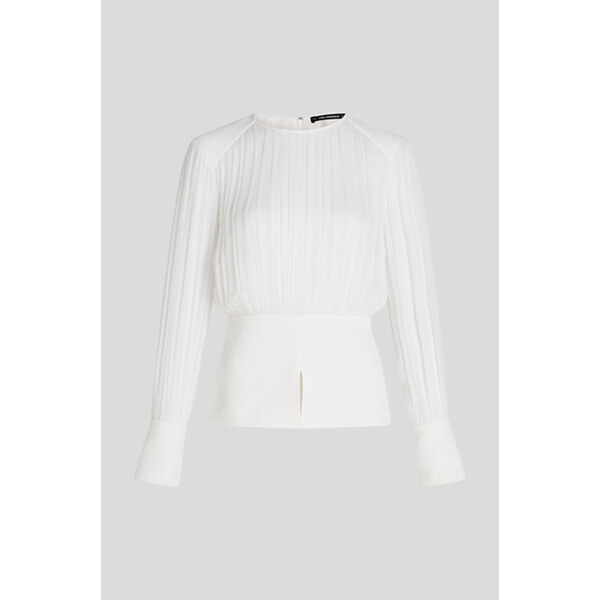 BLÚZKA KARL LAGERFELD ELEGANT GATHERED BLOUSE 67047511