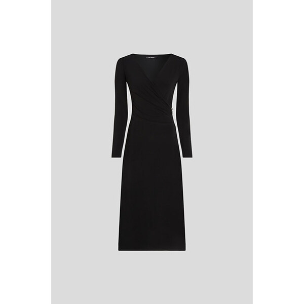 ŠATY KARL LAGERFELD JERSEY FLUID ZIP DRESS 65435526