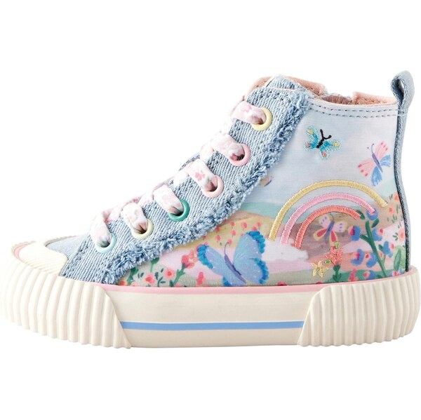 Next Tenisky svetlomodrá / limetková / svetlozelená / ružová 65661084