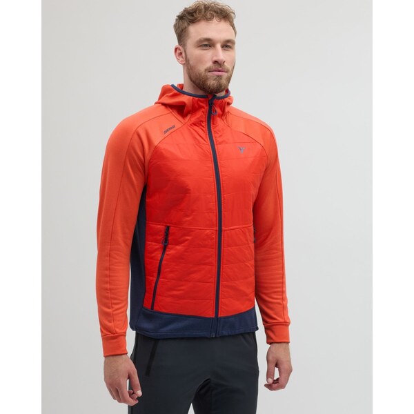 Pánska mikina s kapucňou Silvini Dirilo červená 65450806