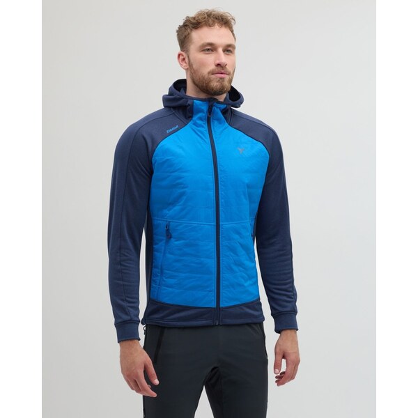 Pánska mikina s kapucňou Silvini Dirilo tmavo modrá / modrá 65450807