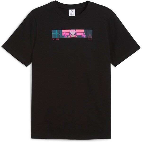 Puma X Squid Game Graphic Tee Black - Pánske - Tričko Puma - Čierne - 66359666