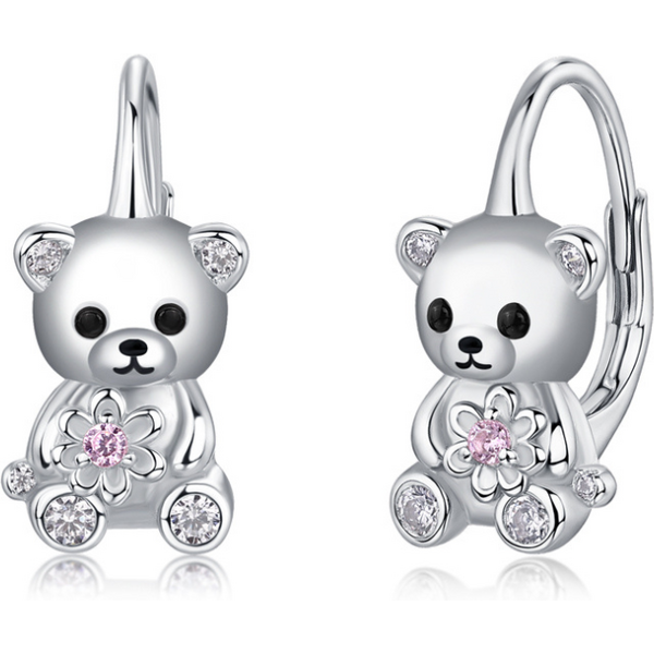 Olivie Stříbrné dětské náušnice MEDVÍDEK 9562 65558809