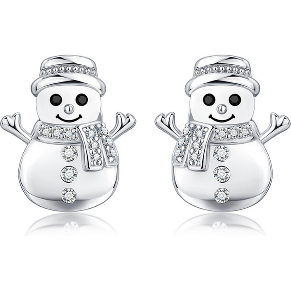 Olivie Strieborné náušnice SNEHULIAK 9618 65451183