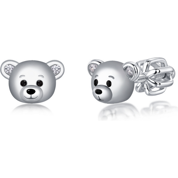 Olivie Strieborné náušnice MEDVEDÍK 9563 65451181