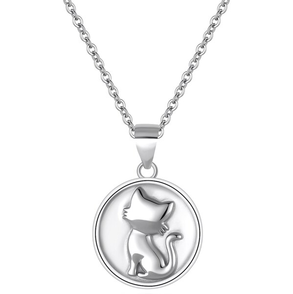 Olivie Strieborný náhrdelník MAČKA 9688 65453588
