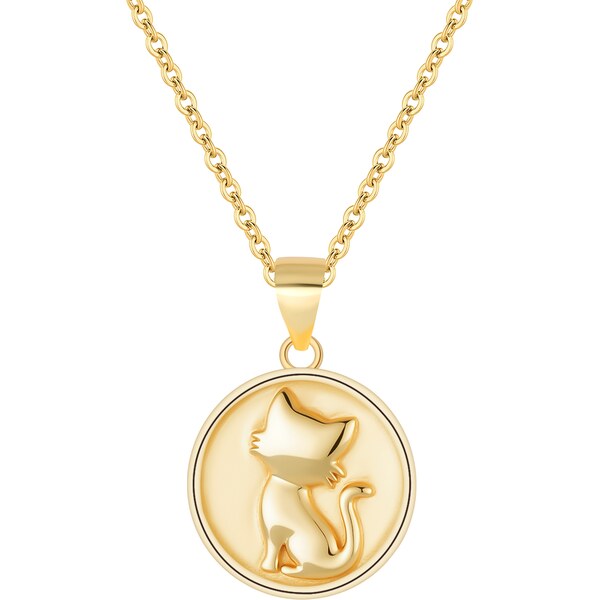 Olivie Strieborný náhrdelník MAČKA GOLD 9689 65451186