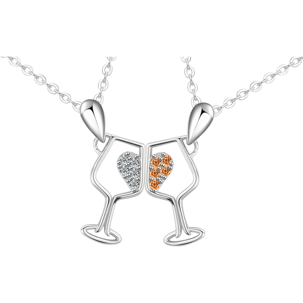 Olivie Strieborný náhrdelník VÍNO 9731 65451200