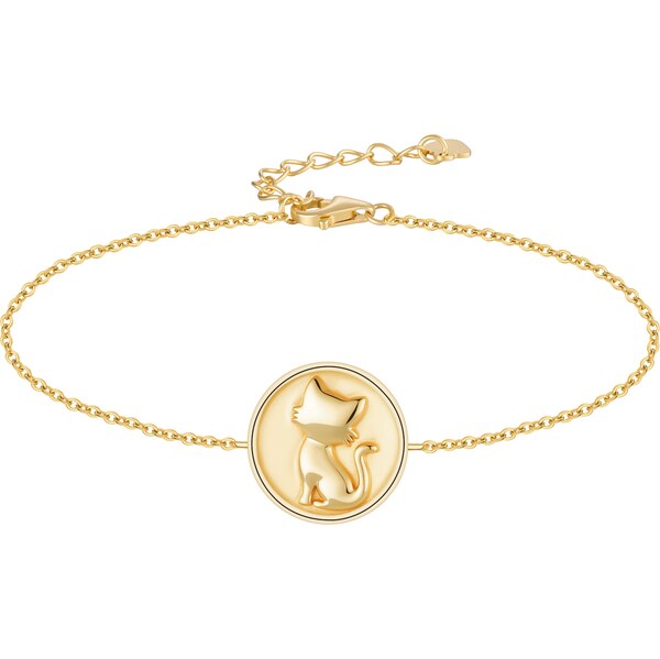 Olivie Strieborný náramok MAČKA GOLD 9691 65451188