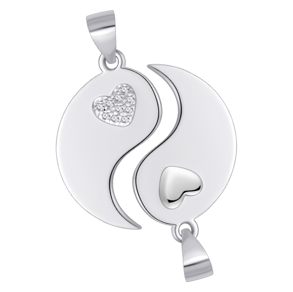 Olivie Strieborný prívesok JIN a JANG 9684 65462966