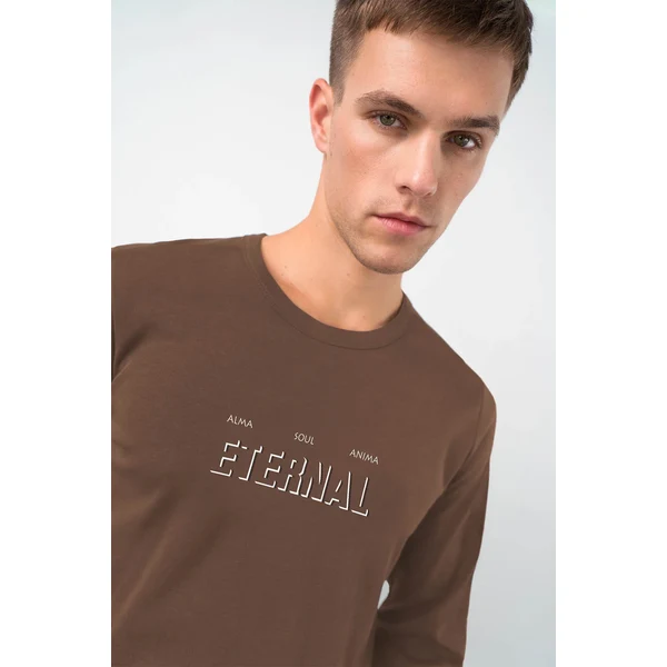 Vamp - Pánske bavlnené pyžamo s manžetami 21965 - Vamp 65445555