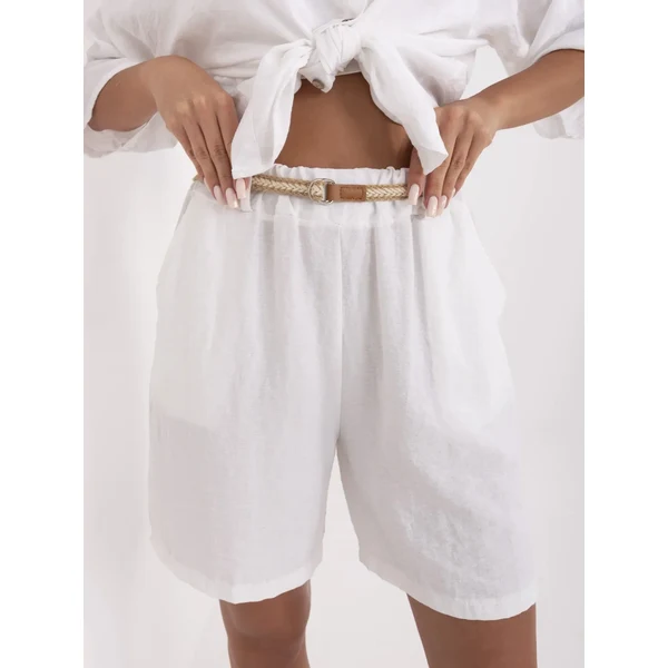 FPrice Šortky MI SN 6620.72P biele 65446036