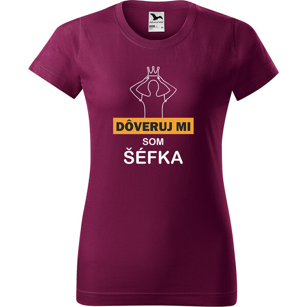 Handel Tričko - Dôveruj mi - som šéf / šéfka 65446486