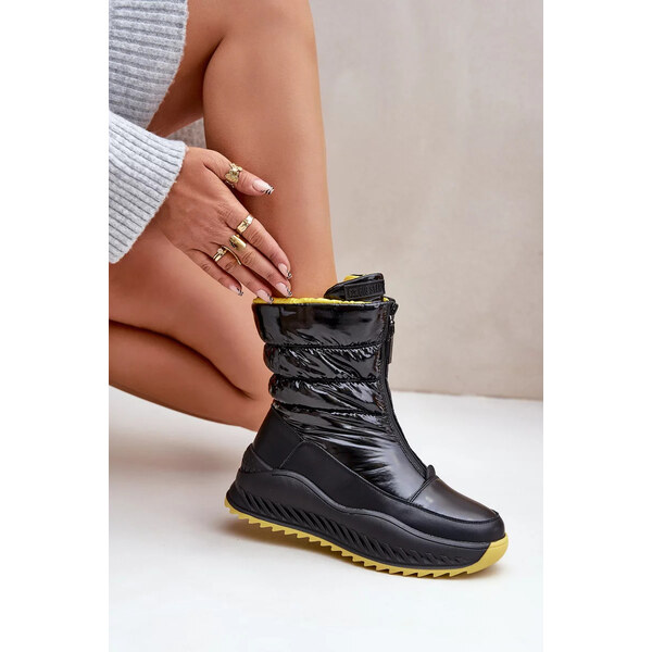 Big Star Shoes Dámske snežnice Big Star OO274A395 Black 65448231