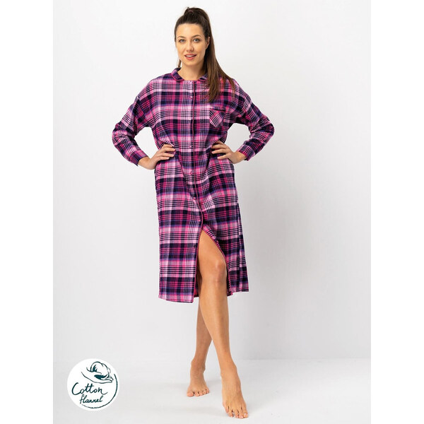 Dámska košeľa bez gombíkov Key LND 490 B25 dĺžka/r S-XL 65448797