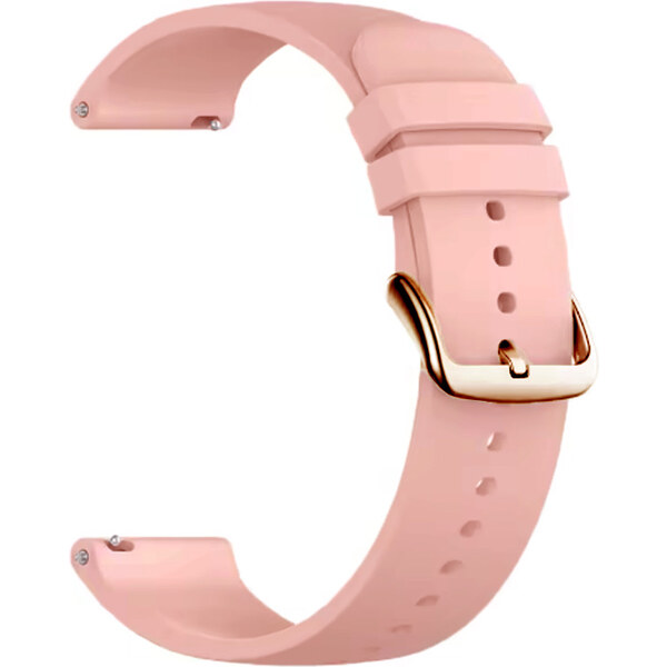 Madvell Silikónový remienok ružová s hranatou sponou 22mm 65451148