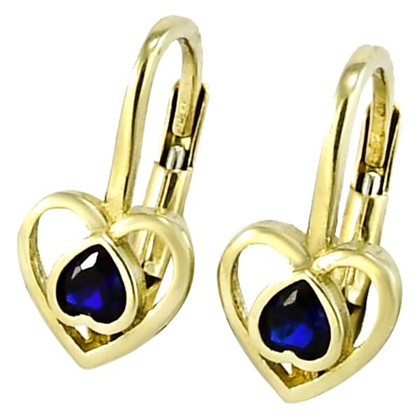 Zlaté detské náušnice Glare 486 65451209