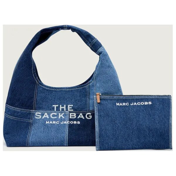 Marc Jacobs Džínsové hobo + príručná taštička The Sack Bag 65412406