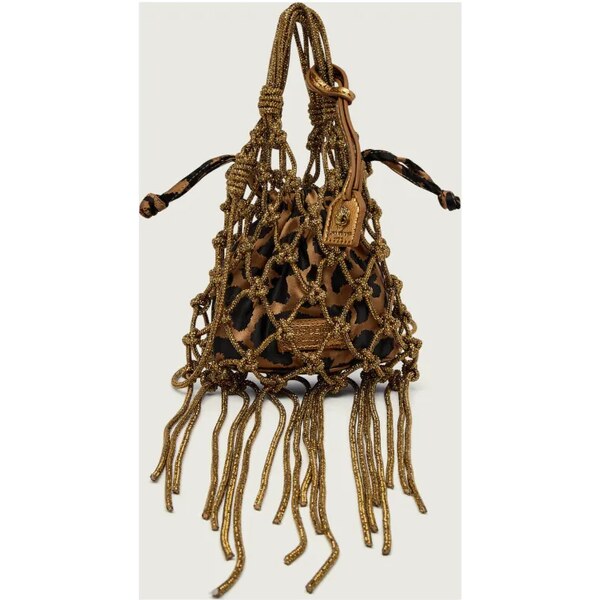 Kurt Geiger Večerná kabelka 690-MINI MACRAME CRYSTAL 65393806