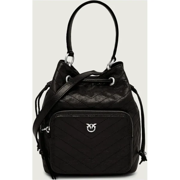 Pinko Kožený vak na chrbát CARGO BUCKET 65393688