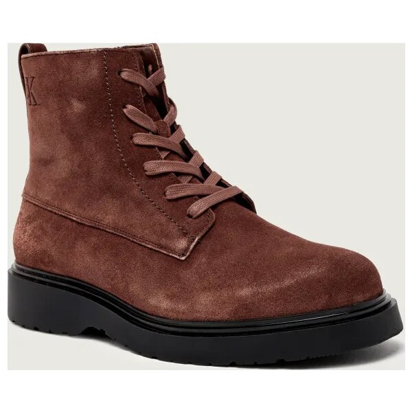 Calvin Klein Vysoké topánky COMBAT | semiš 65393751