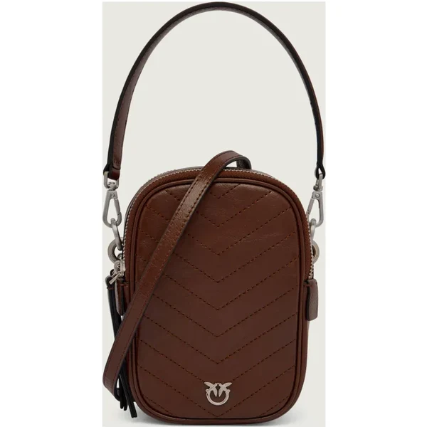 Pinko Kožená kabelka na rameno CARGO POUCH 65393683