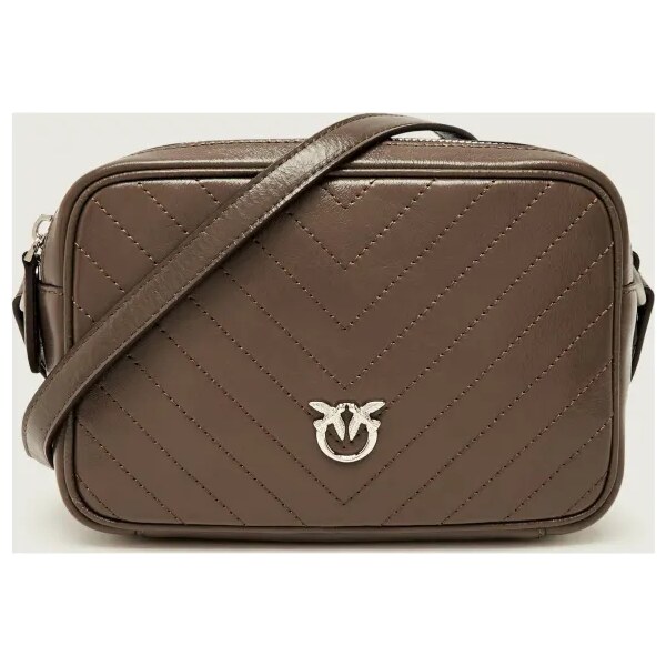 Pinko Kožená crossbody kabelka CARRIE 65387254