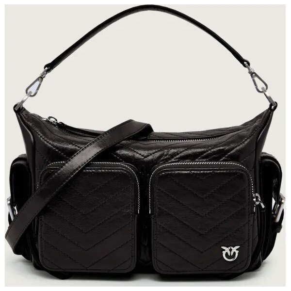 Pinko Kožená kabelka na rameno CARGO 65387255