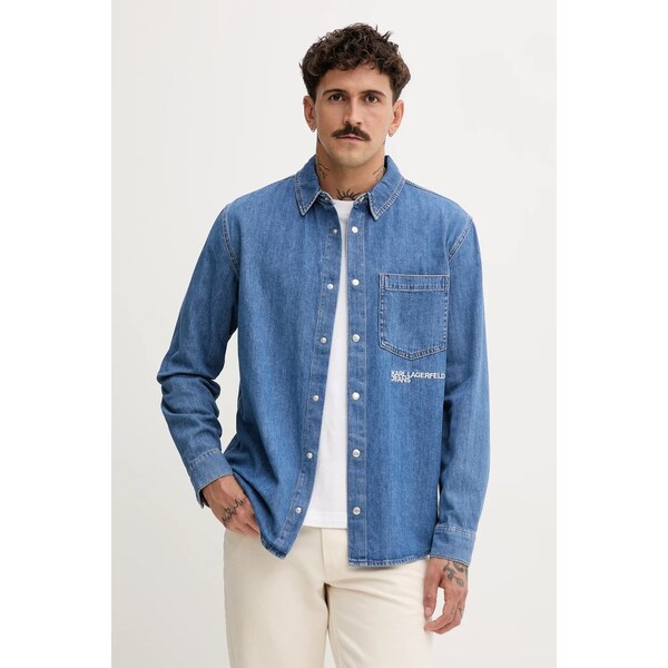 Rifľová košeľa Karl Lagerfeld Jeans 66653580