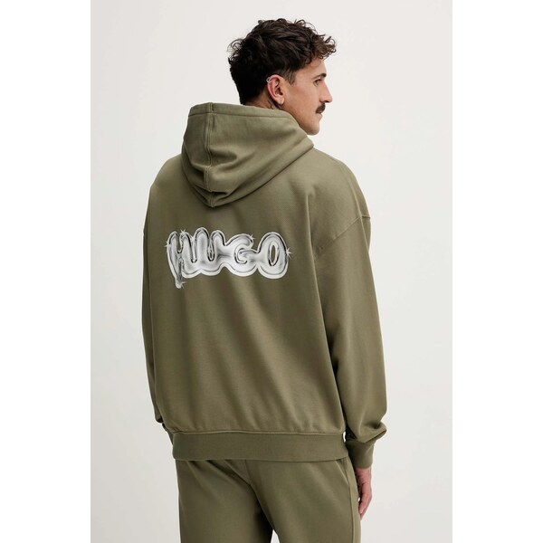 Bavlnená mikina Hugo Blue Nyrohood 65454173