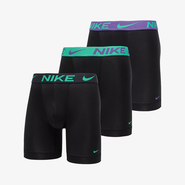 Boxerky Nike DRI-FIT Essential Micro Boxer Brief Long 3-Pack Black S 65454241