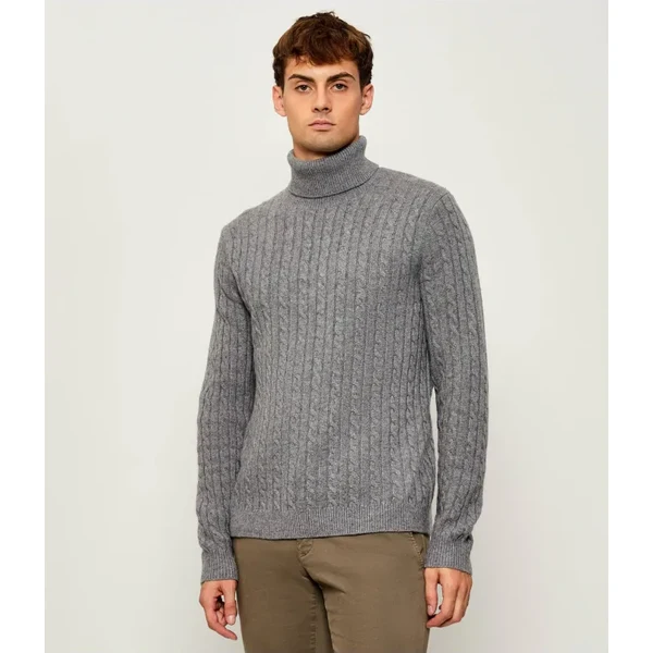 TIGER OF SWEDEN Vlnený rolák WILDE | regular fit | s prímesou kašmíru 65454967