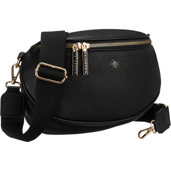 Peterson Čierna dámska mestská ľadvinka z ekologickej kože – praktická 65454812