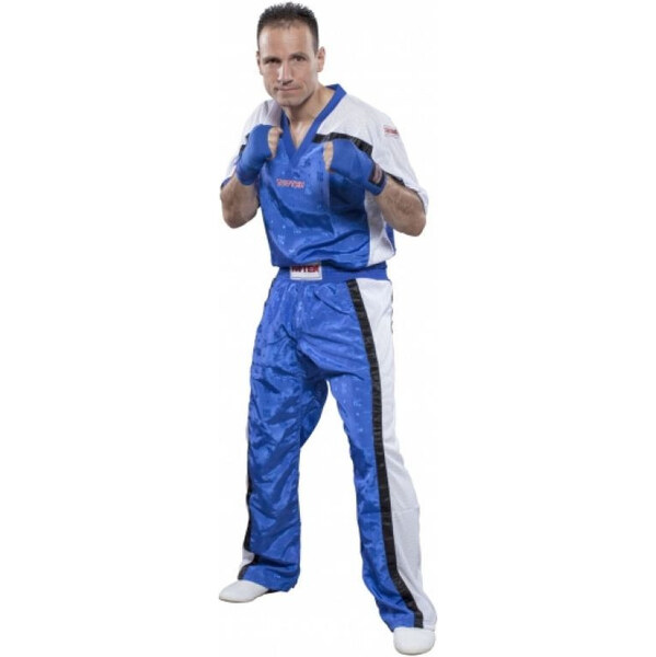 TOP TEN pointfighting mikina s kapucňou modrá a biela (CENA SA MENÍ) 65555799