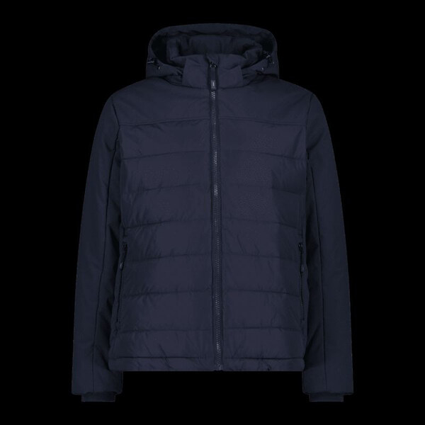 CMP pánska športová bunda s kapucňou zateplená tmavomodrá (34K0147 66086358