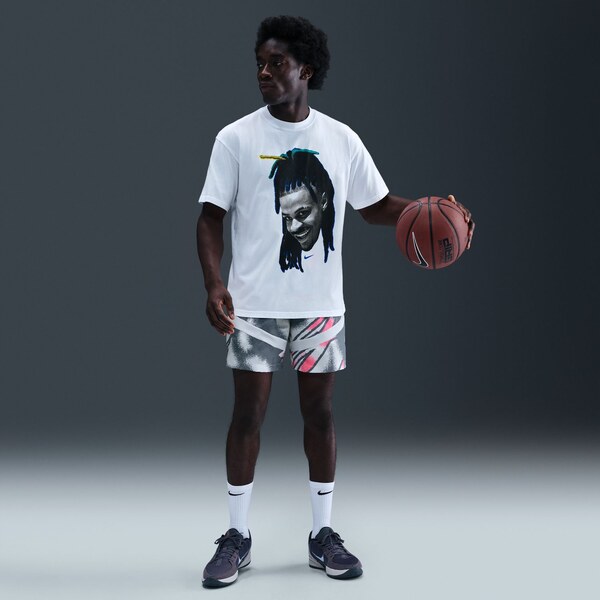 Nike Ja Max90 Head Loose Basketball Tee White - Pánske - Tričko Nike - 66361191