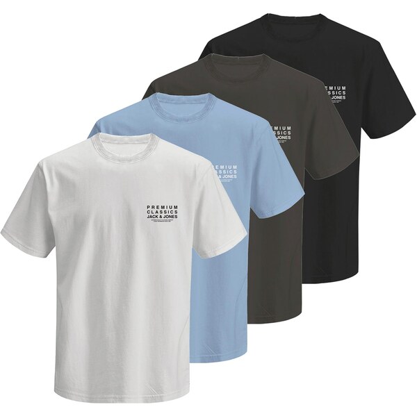 Jack & Jones Premium Tričko JPRBLATAILOR svetlomodrá / antracitová / 65880010