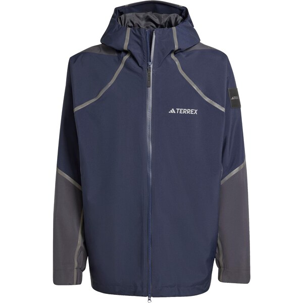 ADIDAS TERREX Outdoorová bunda Nat Geo námornícka modrá / tmavosivá 65881580