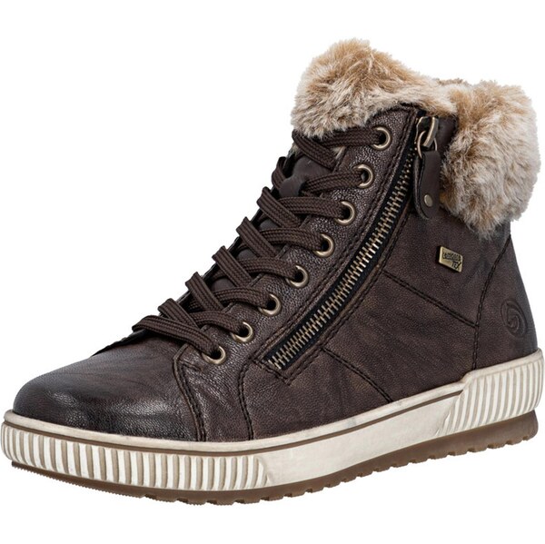 REMONTE Šnurovacie členkové čižmy svetlohnedá / tmavohnedá 65884705