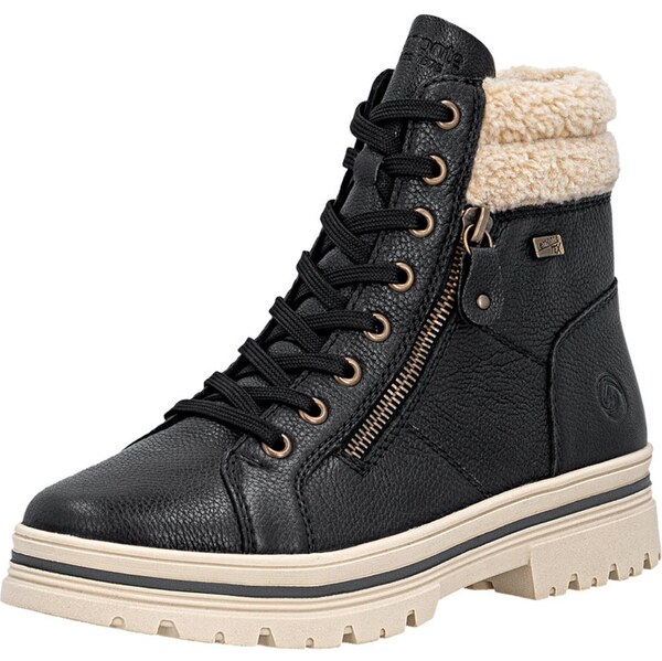 REMONTE Šnurovacie členkové čižmy čierna 65884716