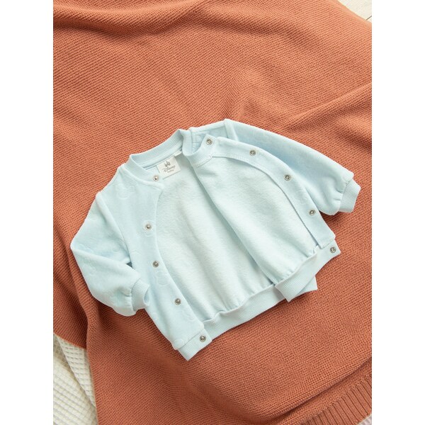 Cool Club Tepláková bunda svetlomodrá 65892544