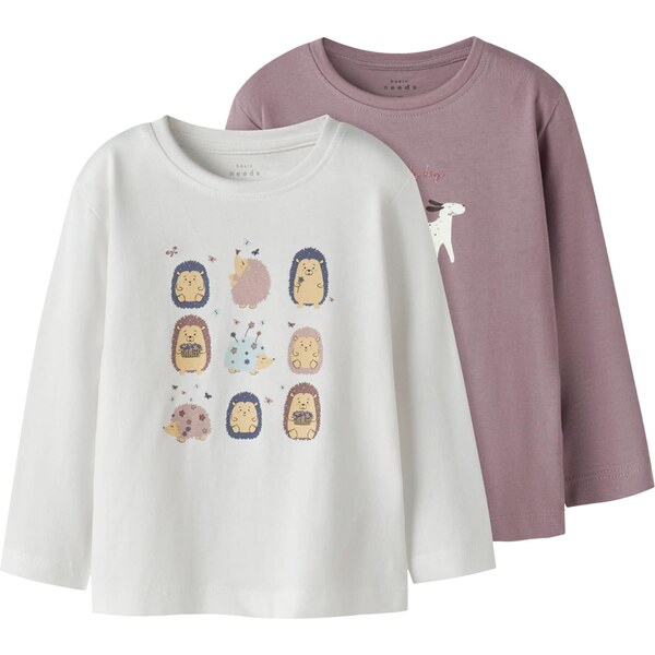 NAME IT Tričko NMFVEEN piesková / indigo / svetlofialová / biela 65664940