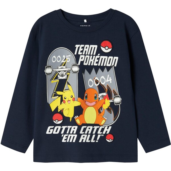 NAME IT Tričko NMMSTERN POKEMON námornícka modrá / žltá / sivá / biela 65664941