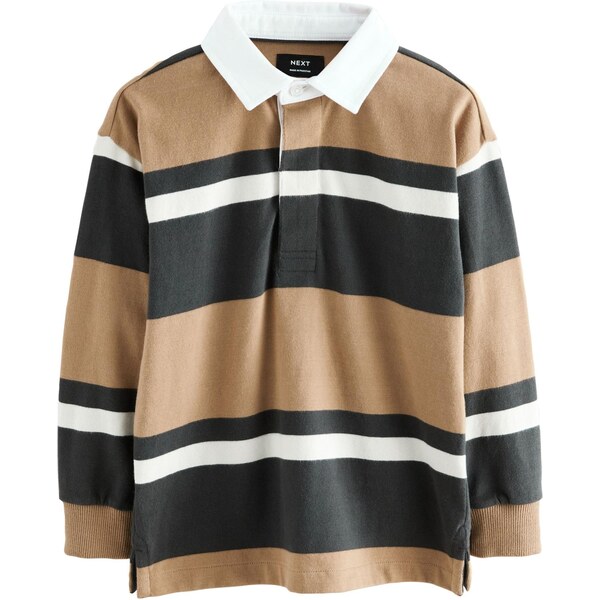 Next Tričko kapučíno / čierna / biela 65884841