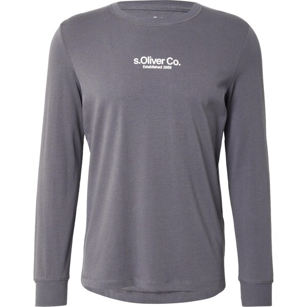 s.Oliver Tričko antracitová / biela 65457202
