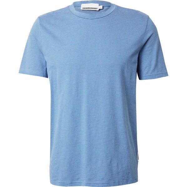 ARMEDANGELS Tričko JAAMES zafírová / biela melírovaná 65457138