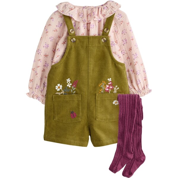 Next Set olivová / fialová / ružová / biela 65889016