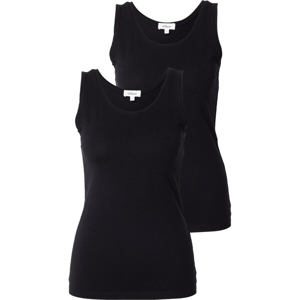 s.Oliver Top čierna 65893242