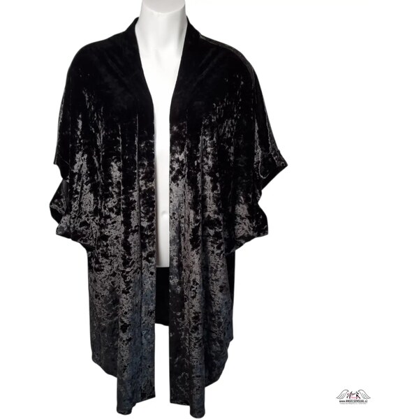 Luxusné Čierne Zamatové Kimono od Victorias Secret 46574505